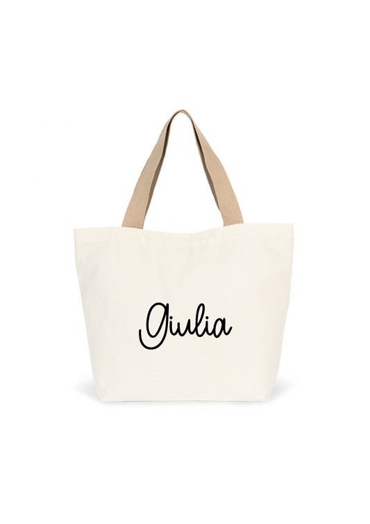 Totebag con il tuo nome