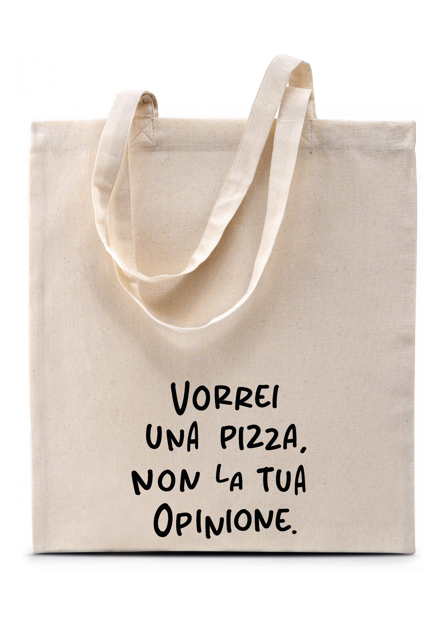 Shopper "Vorrei una pizza non la tua opinione"